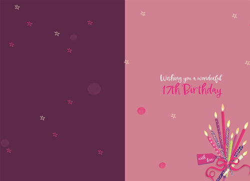 17 Today! with love -  card