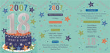 Born in 2007 - 18th birthday card