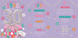 Born in 1995 - 30th birthday card