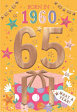 Born in 1960 - 65th Birthday card