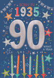 Born in 1935 - 90th birthday card