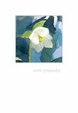 White Hellebore - Sympathy card