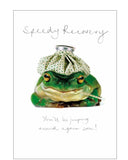 Croaky - get well soon card