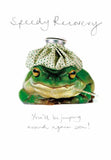 Croaky - get well soon card
