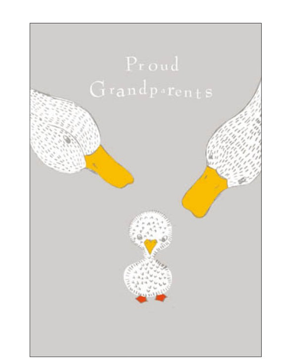 To the Proud Grandparents - new baby card