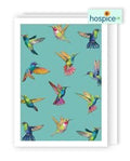 Colourful birds - Hospice UK blank card