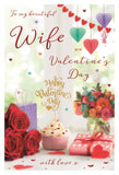 Beautiful Wife on Valentine's Day card