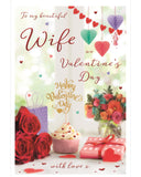 Beautiful Wife on Valentine's Day card