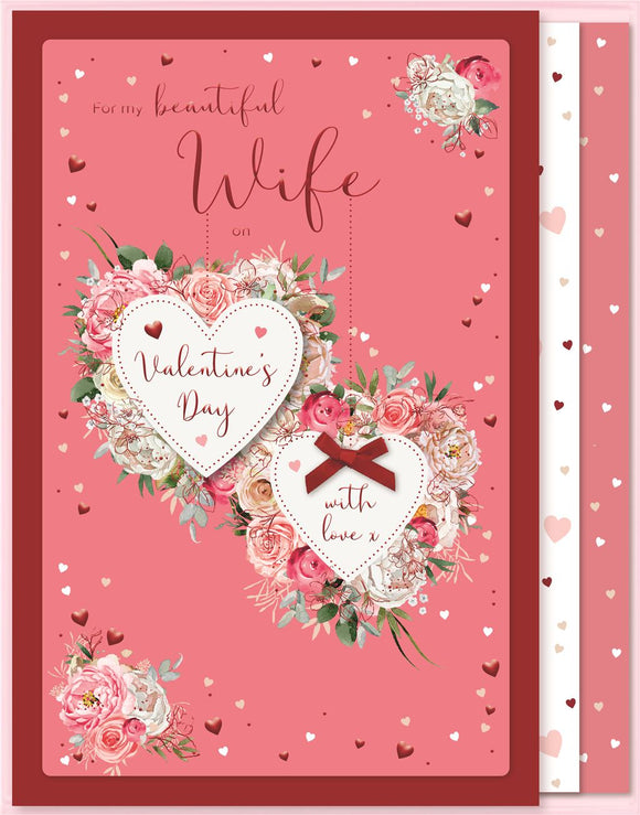 Wife - Boxed Valentine's Day card