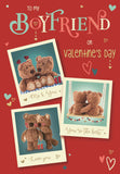 Boyfriend - Barley the Brown Bear Valentine's card