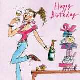 Just a Little Sip - Quentin Blake birthday card