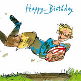 Rugby Fan - Quentin Blake birthday card
