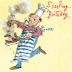 Sizzling Birthday - Quentin Blake birthday cards