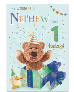 Nephew 1st Birthday card