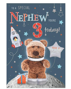 Nephew on your 3rd Birthday card