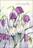 Fritillary Lawn - sympathy card