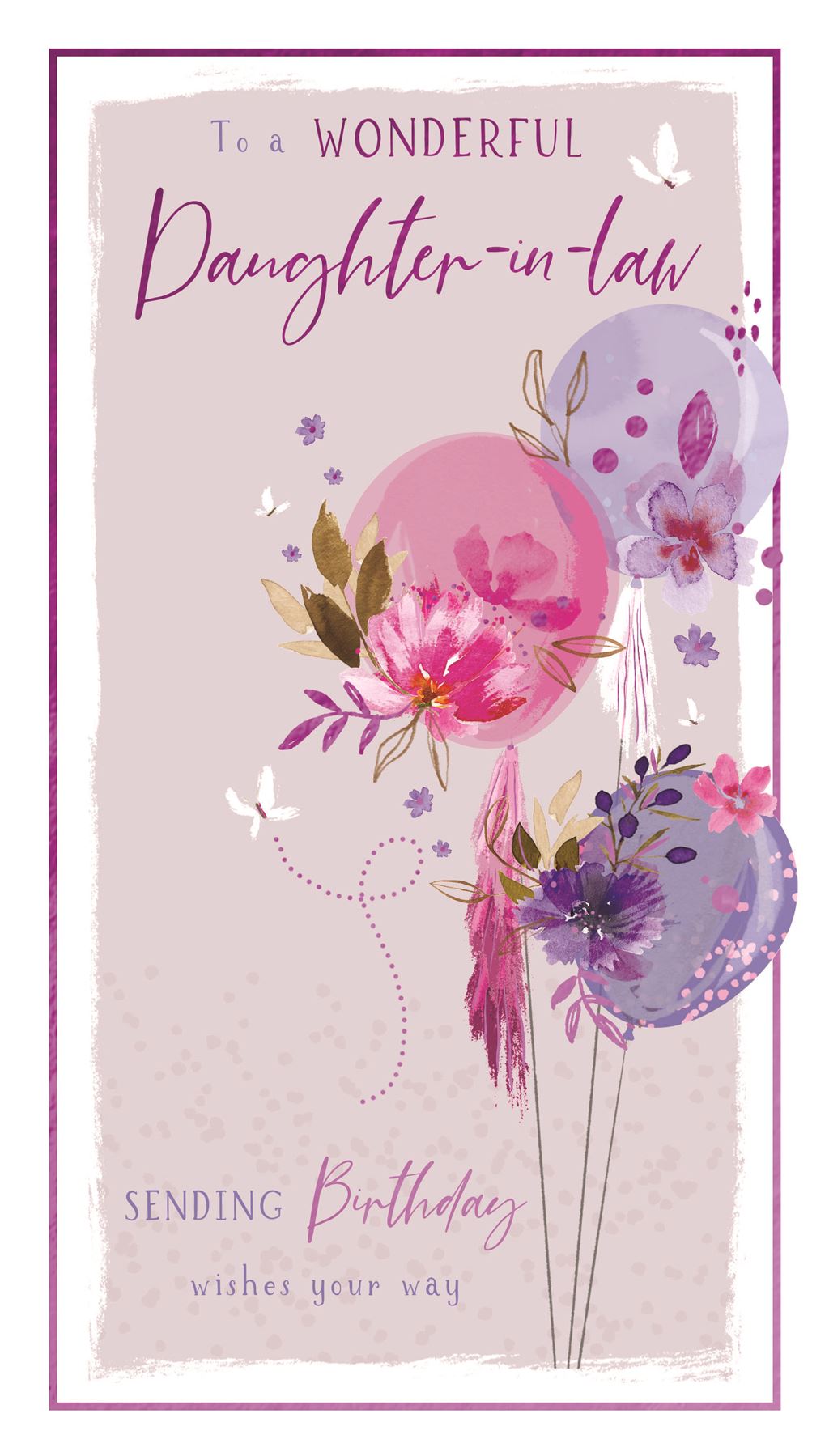 Wonderful Daughter-in-law Birthday card