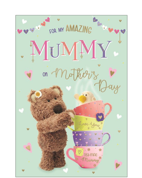 Amazing Mummy on Mother's Day - Barley the Little Brown Bear card