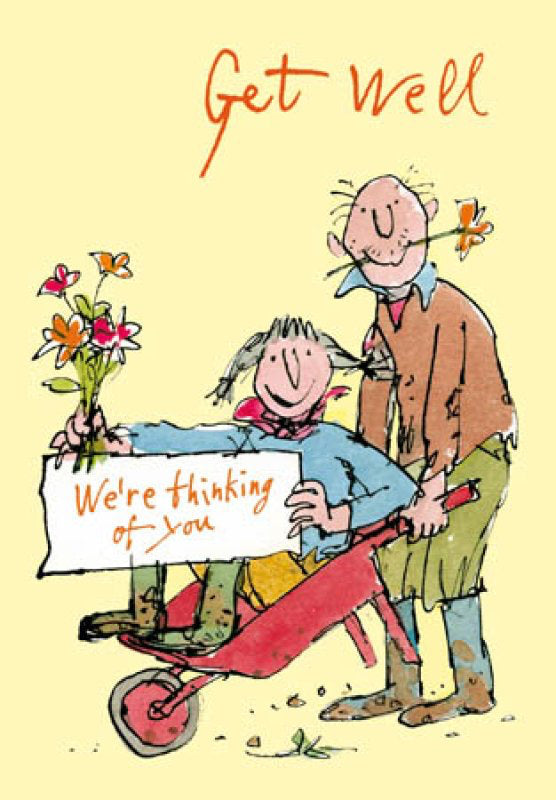 Quentin Blake - Get well card