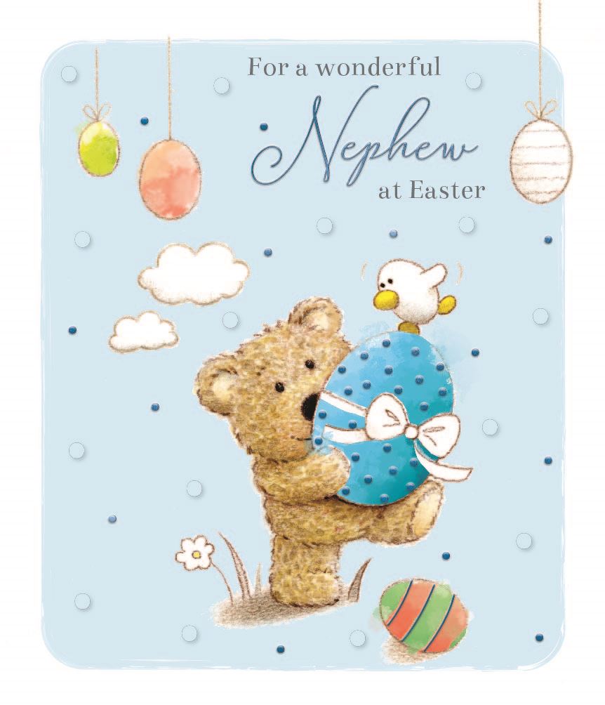Wonderful Nephew at Easter card