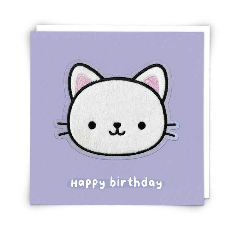 Lola Cat -soft patch birthday card