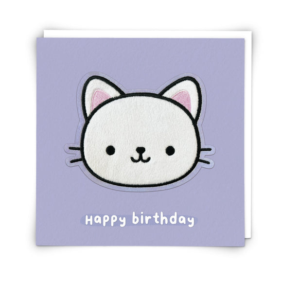 Lola Cat -soft patch birthday card