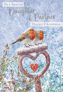 Daughter  & Partner Christmas card