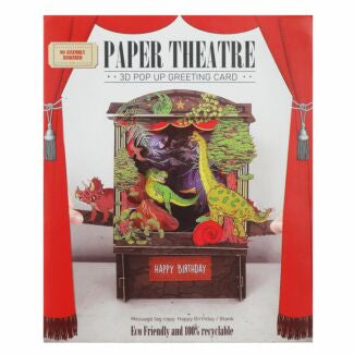 Dinosaur theatre - 3d pop up Birthday card