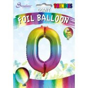 0 - Large multi-coloured Helium-Filled Balloon