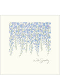 Wisteria - sympathy card