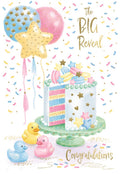 The Big Reveal - Gender reveal card