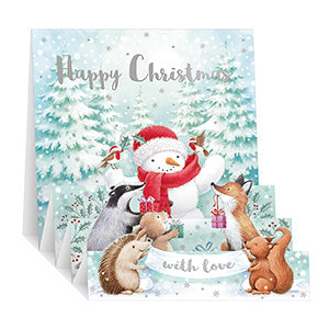 Snowman  - Pop up Christmas card