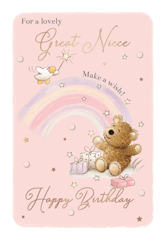 For a lovely Great Niece - birthday card