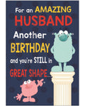 Amazing Husband - Birthday card