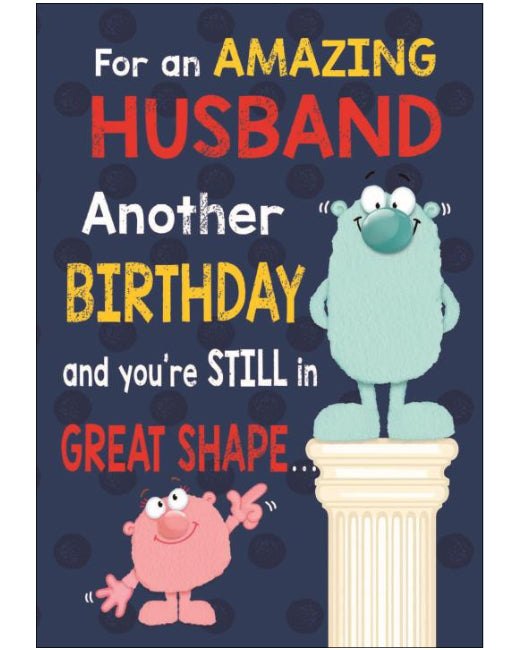 Amazing Husband - Birthday card