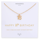Happy 16th Birthday - memories necklace
