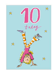 10th birthday card - Quentin Blake