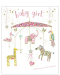 Dreaming Sweetly - baby girl card