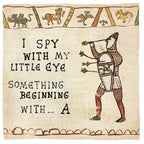 I Spy With my Little Eye - Hysterical Heritage funny greetings card