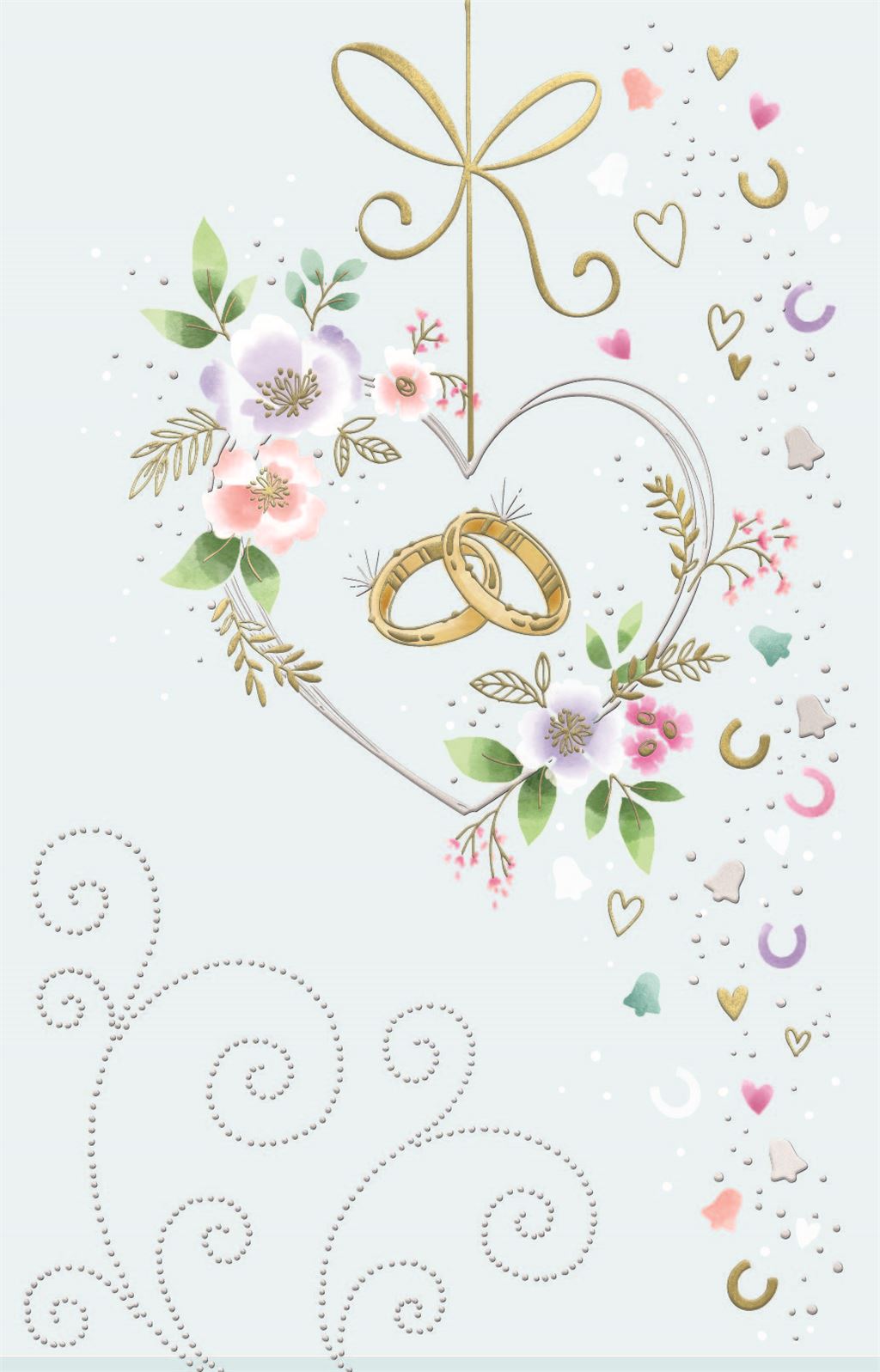 Luxury Special Couple Wedding Day card