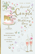 Luxury Special Couple Wedding Day card