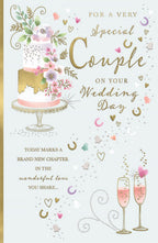 Luxury Special Couple Wedding Day card