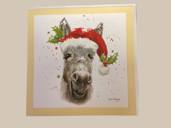 Desmond the Donkey - Bree Merryn Christmas card