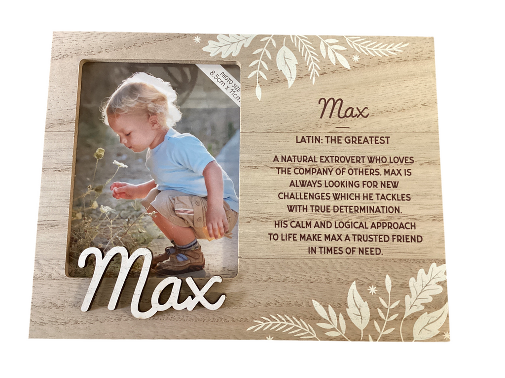 Max - Personalised Kids Picture Frame