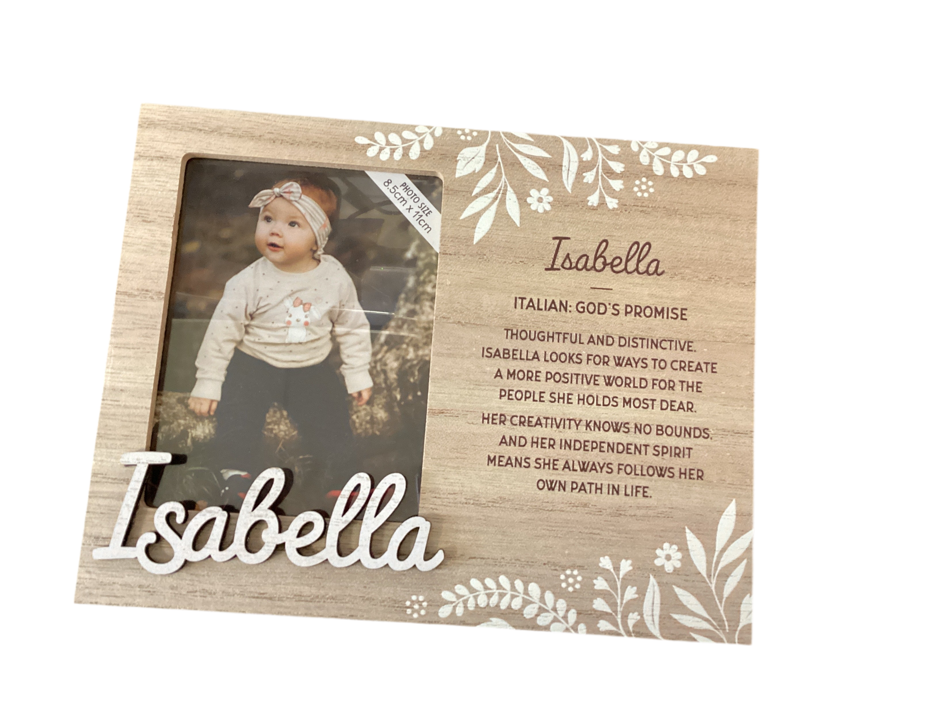 Isabella - Personalised Kids Picture Frame