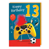 Level 13 - 13th Birthday card