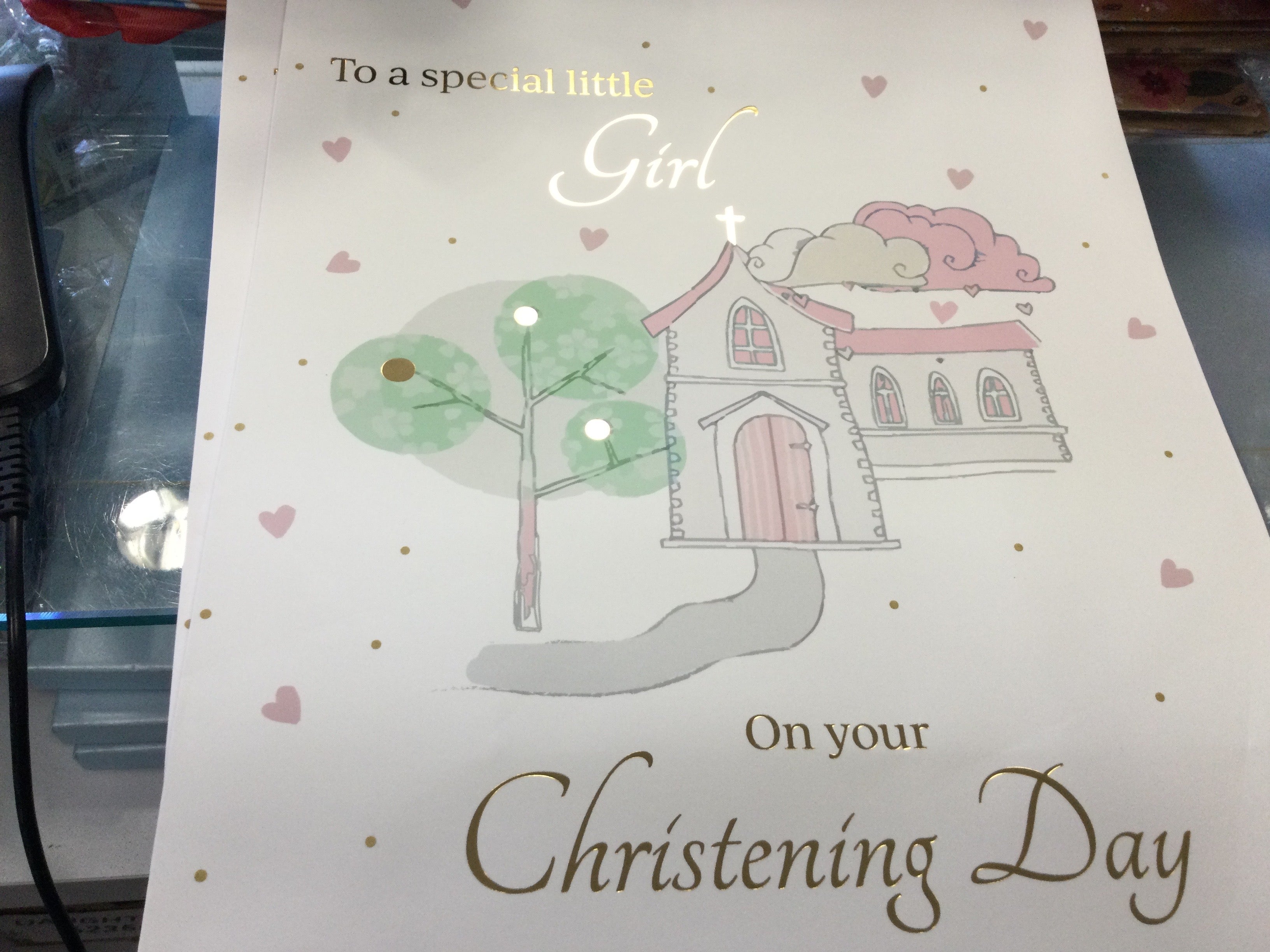 Girl Christening - Large - Gift Bag