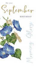 On Your September Birthday - Birthday Card