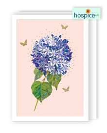 Purple Allium - Hospice uk blank card