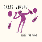 Carpe vinum - birthday card